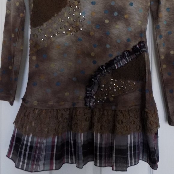 Boho dress / tunic- with studs - Picture 3 of 3